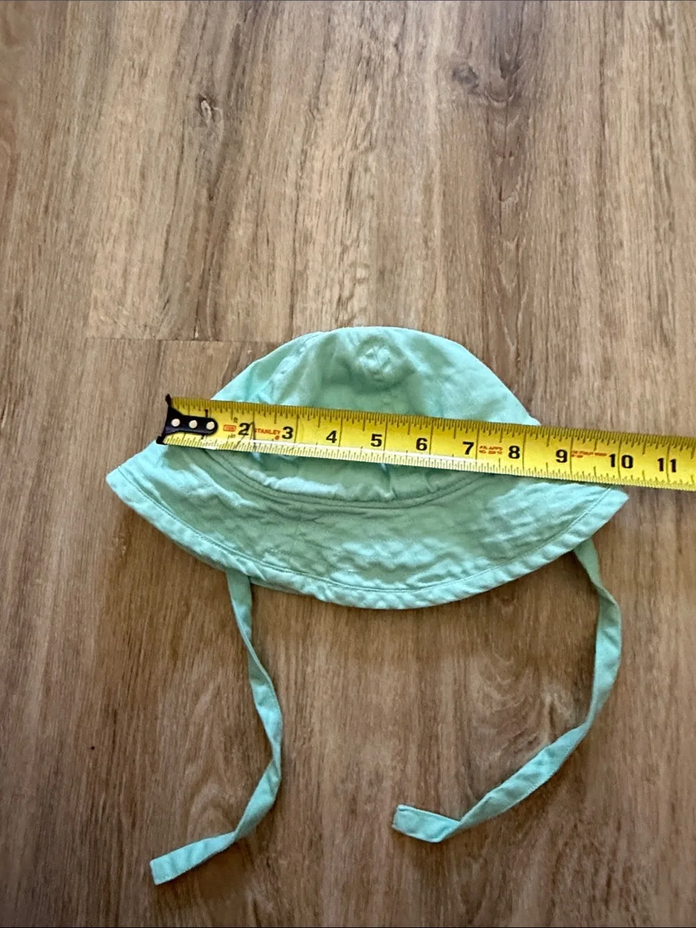 Hanna Andersson Mint Green Sun Hat with Ties